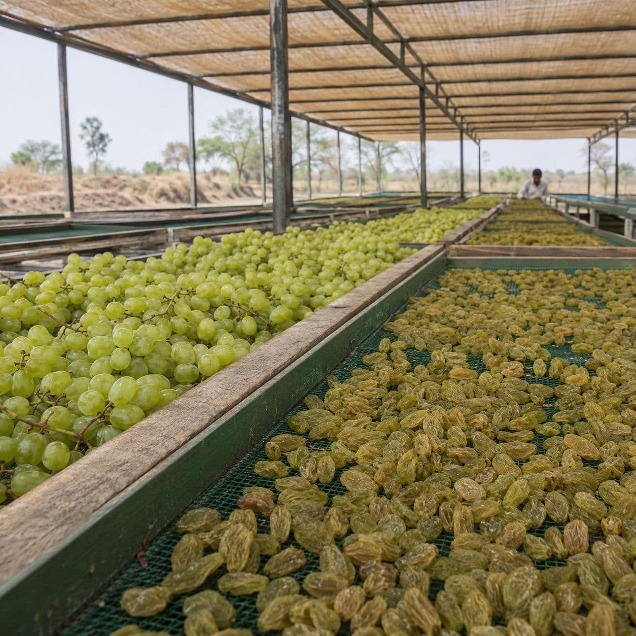 Shade-drying racks